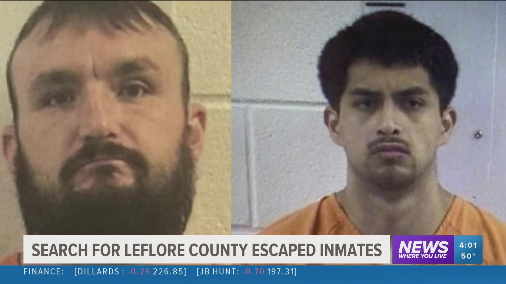 Jason Roe Inmate Two inmates escape from LeFlore County Detention Center | 5newsonline.com