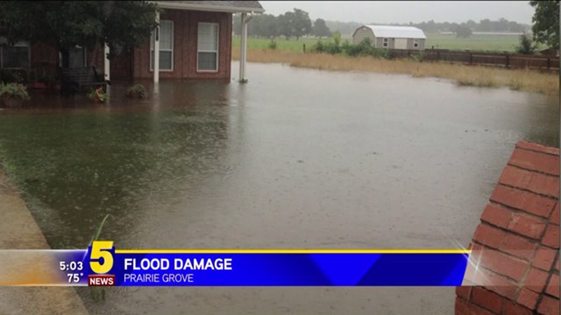 Prairie Grove Residents Deal With Flooding