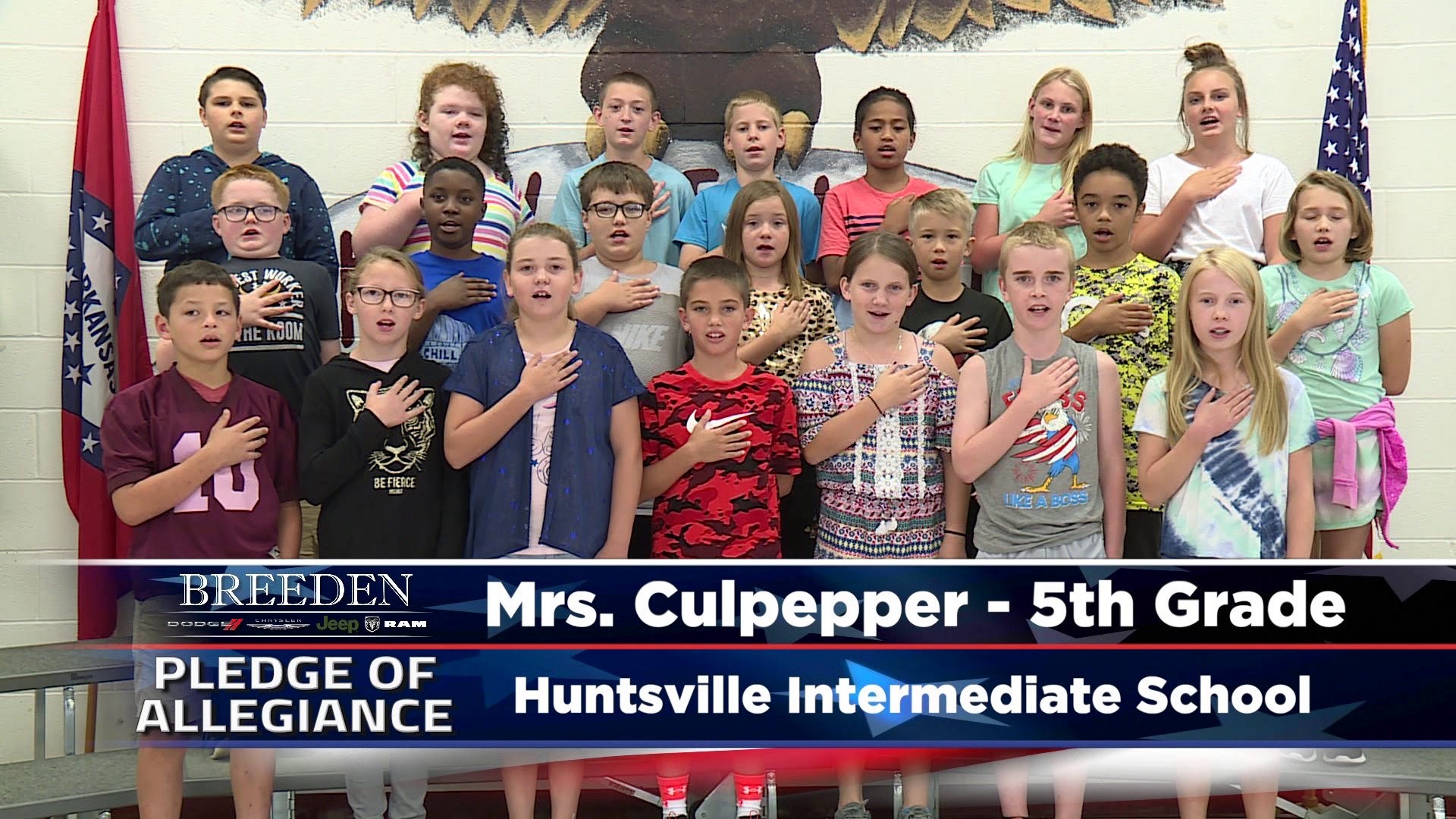 9/1  Mrs. Culpepper  5th Grade Huntsville Intermediate School