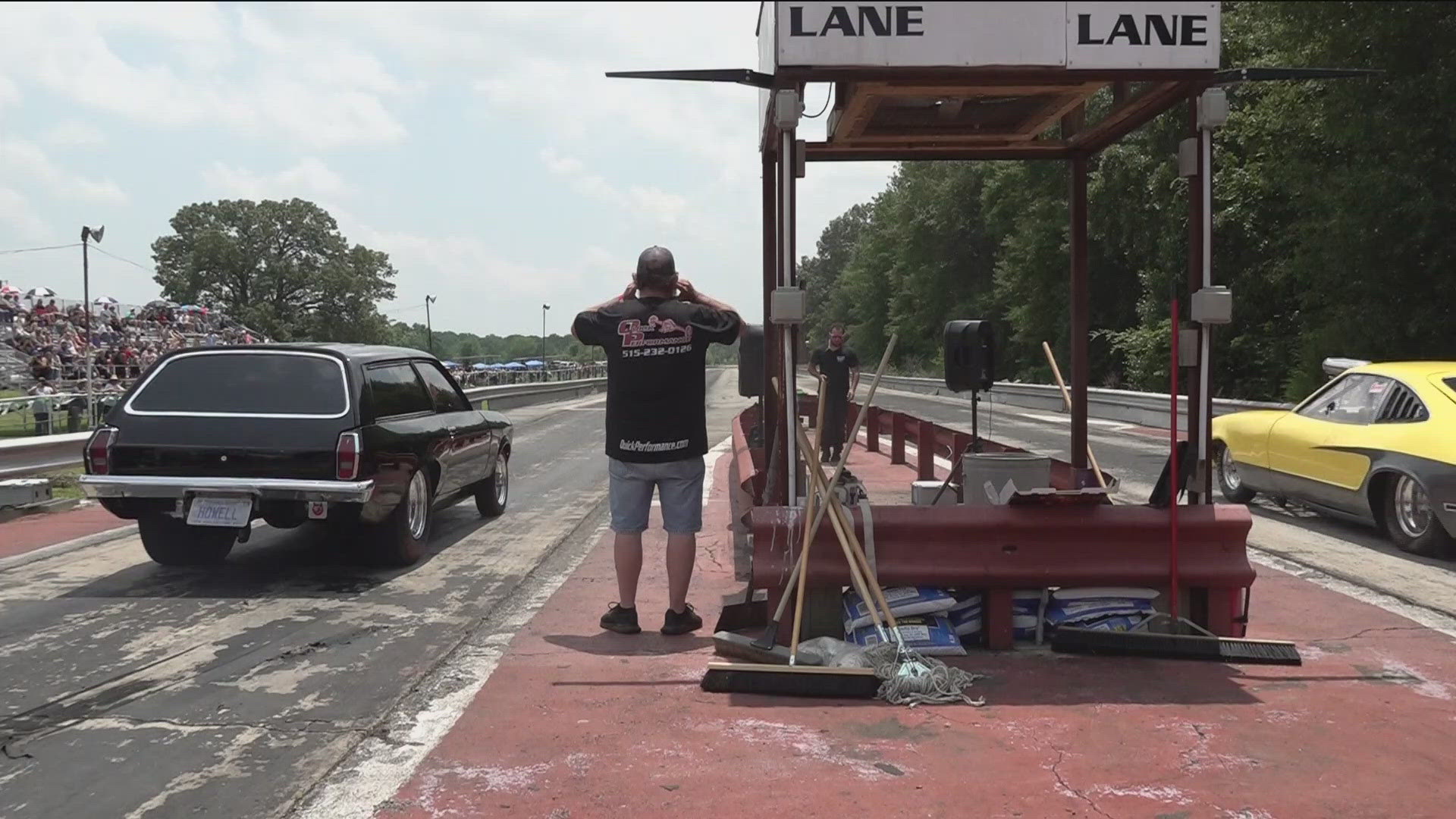The grand reopening gives the local drag racing community a little piece of their heart back.