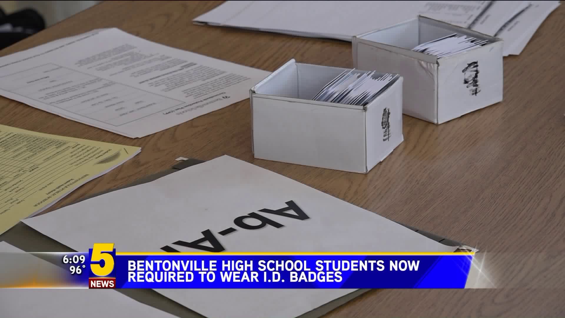 Bentonville Student I.D Badges Roll Out