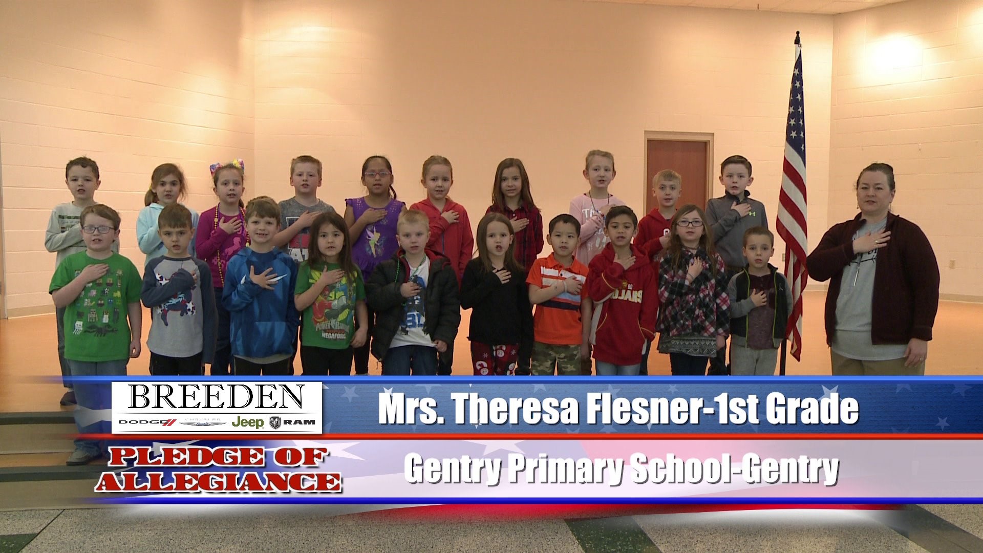 Mrs. Theresa Flesner  1st Grade  Gentry Primary School  Gentry