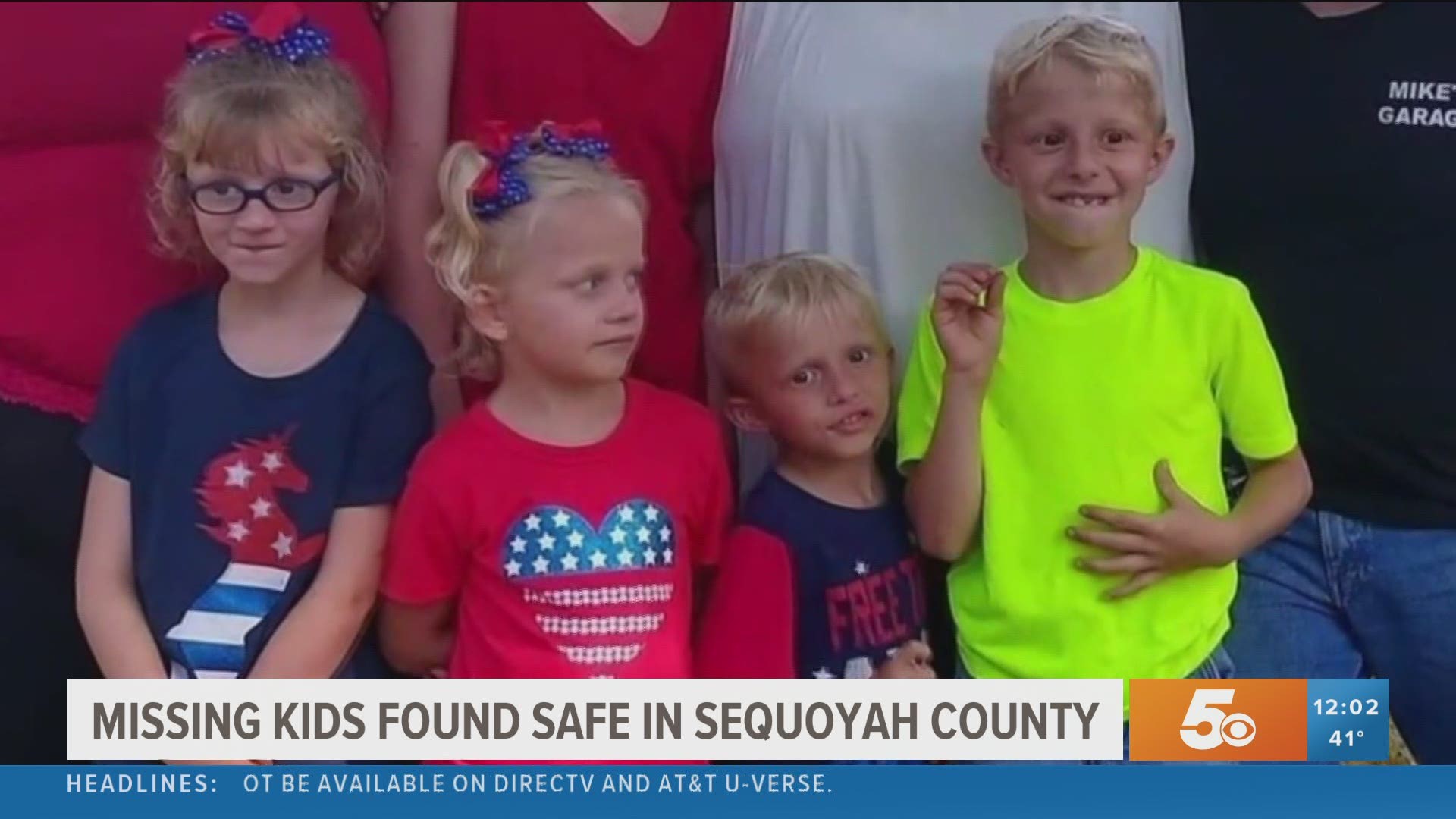 4 missing children found safe in Sequoyah County