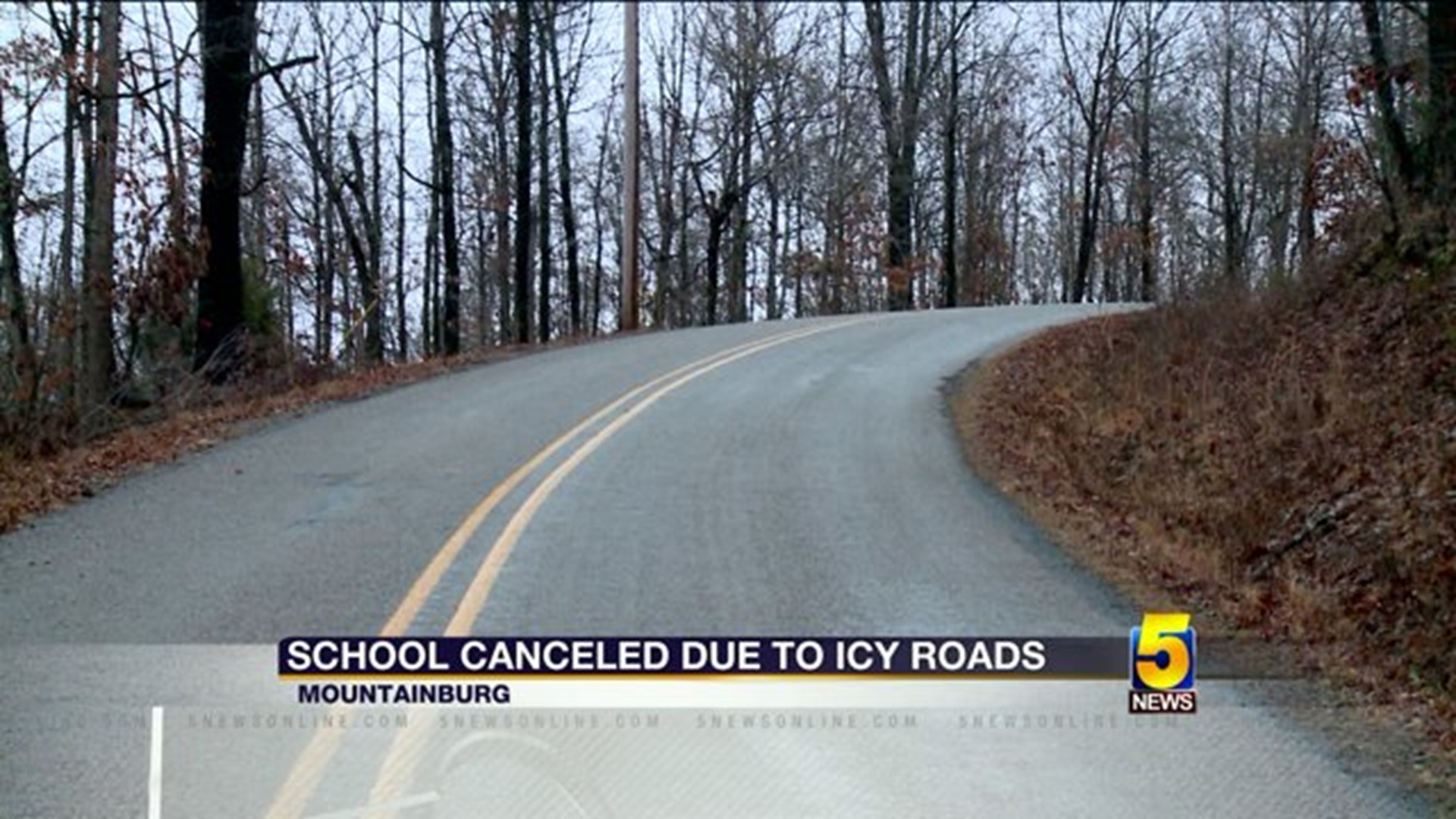 School Closed Due To Icy Roads