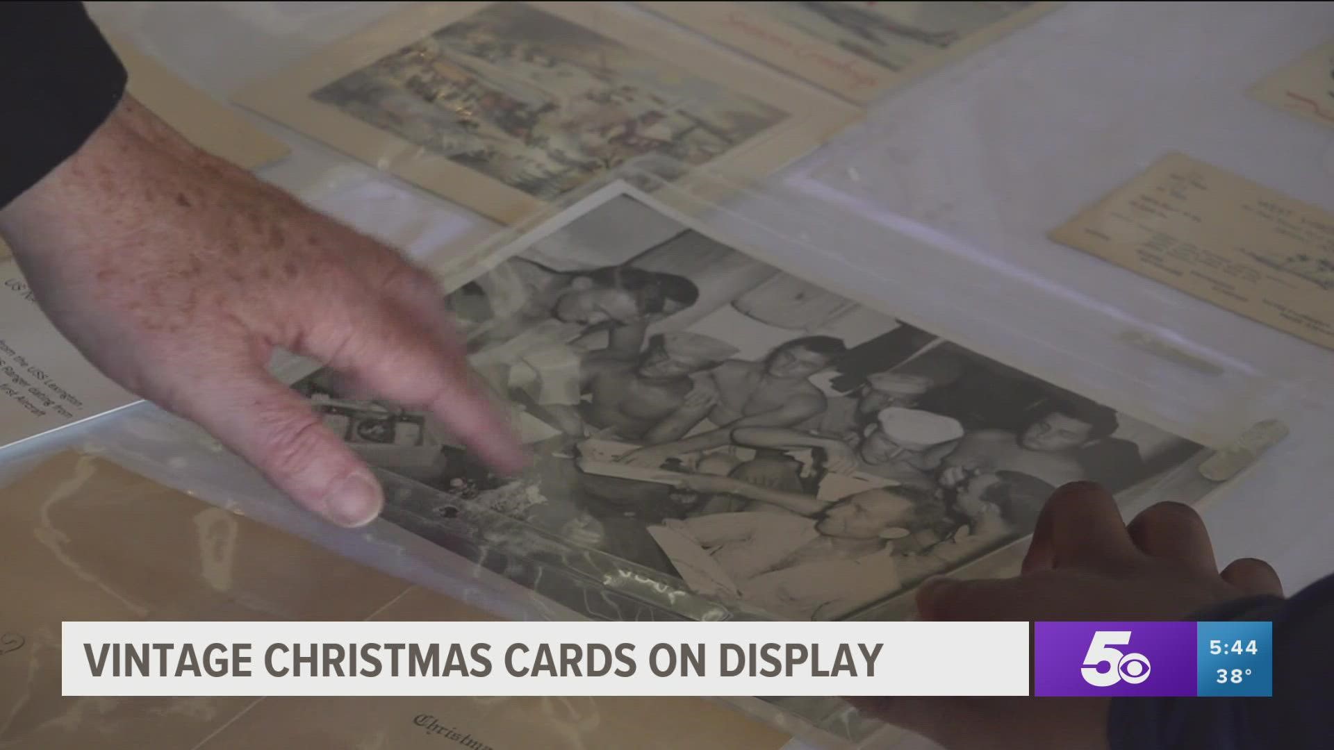 Veteran's Christmas cards, letters, and more were on display in Fayetteville this weekend.