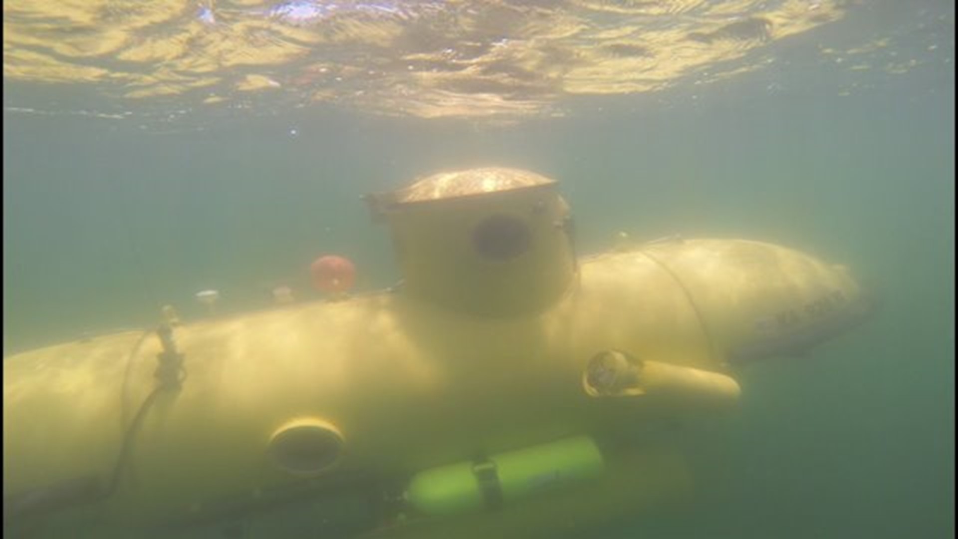 Submarine in Beaver Lake
