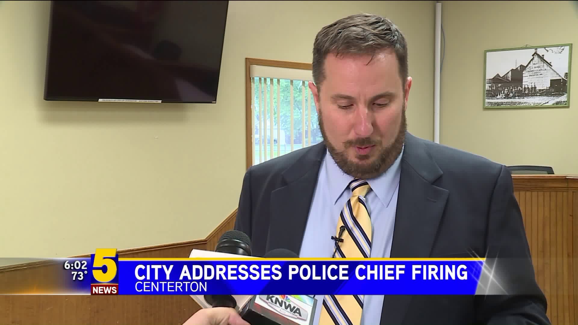 City Addresses Police Chief Firing