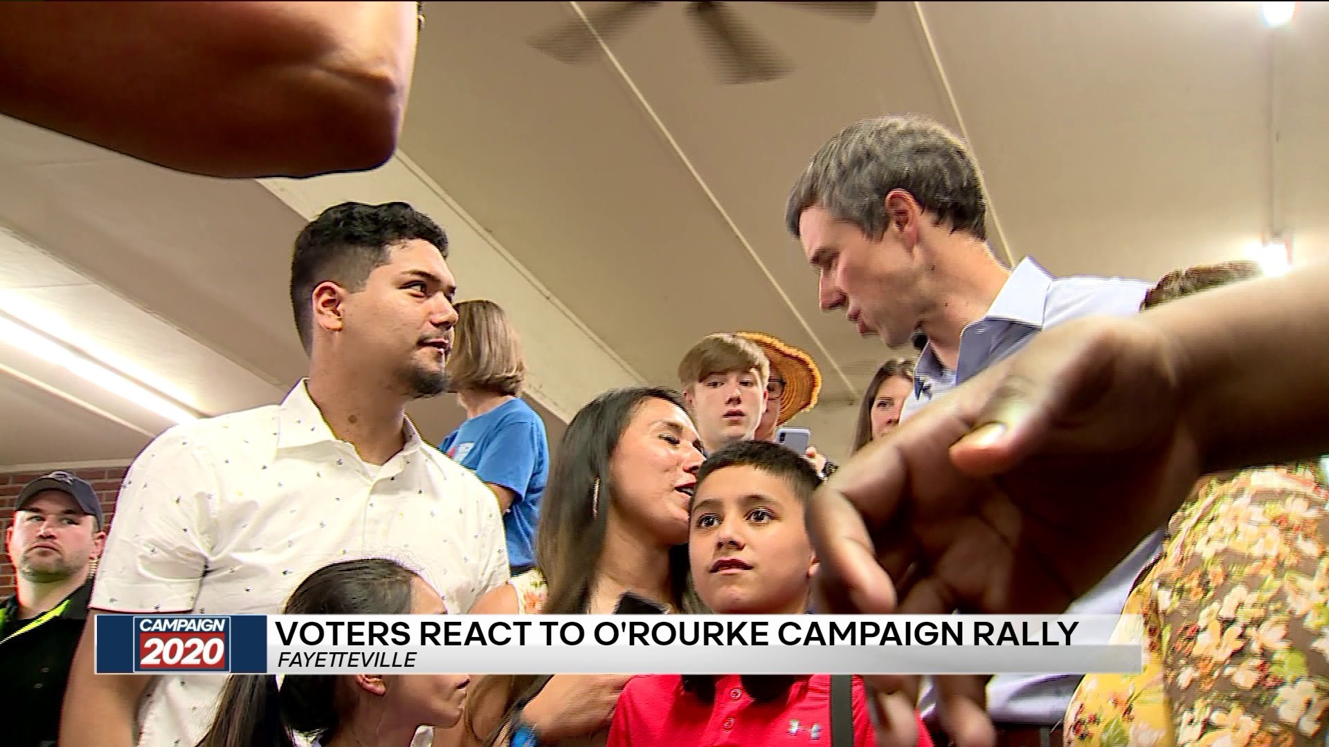 Voters React To O`Rourke Visiting Fayetteville