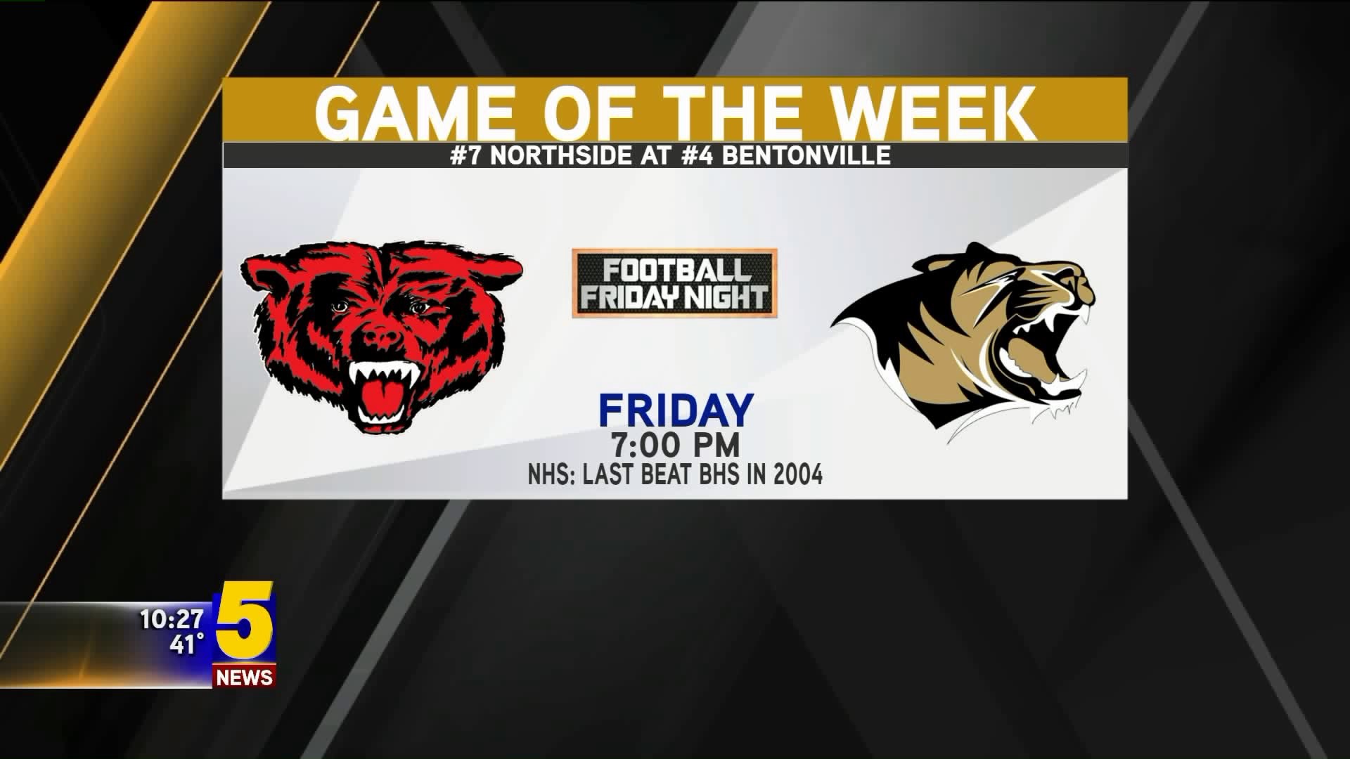 Game of the week preview
