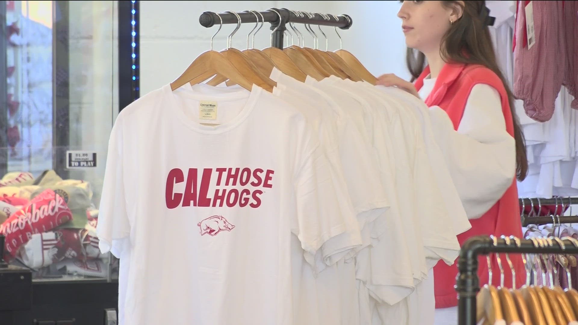 WITH THE NEW COACH NOW IN TOWN – COMES THE OPPORTUNITY FOR FANS TO BUY SOME NEW RAZORBACK MERCHANDISE...