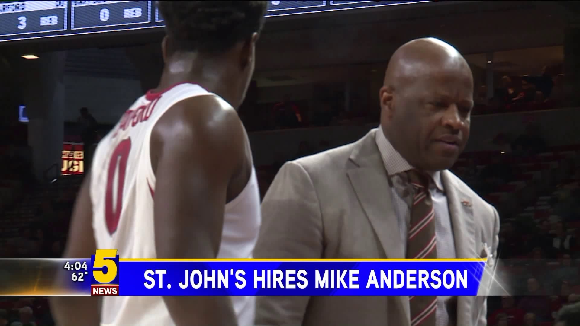 St. John`s Hires Mike Anderson