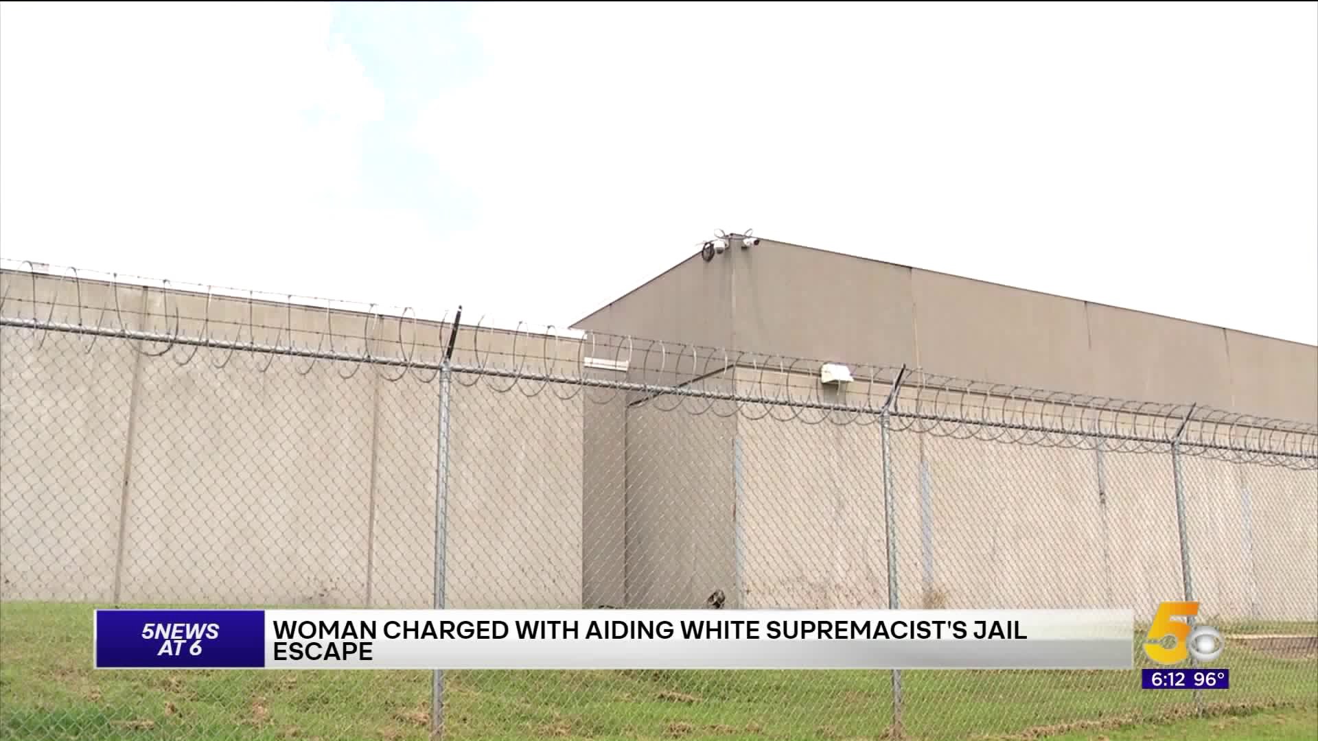 Woman Charged With Aiding White Supremacist`s Jail Escape