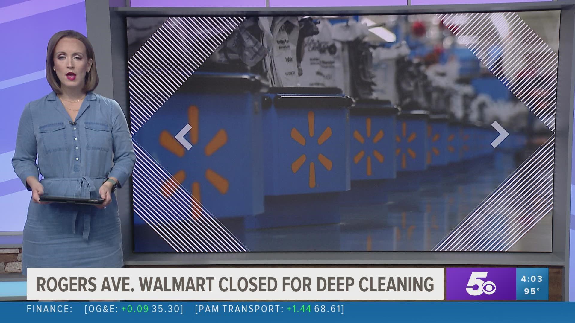 Walmart announced it will be temporarily closing one of its Fort Smith locations in order to clean and sanitize the store.