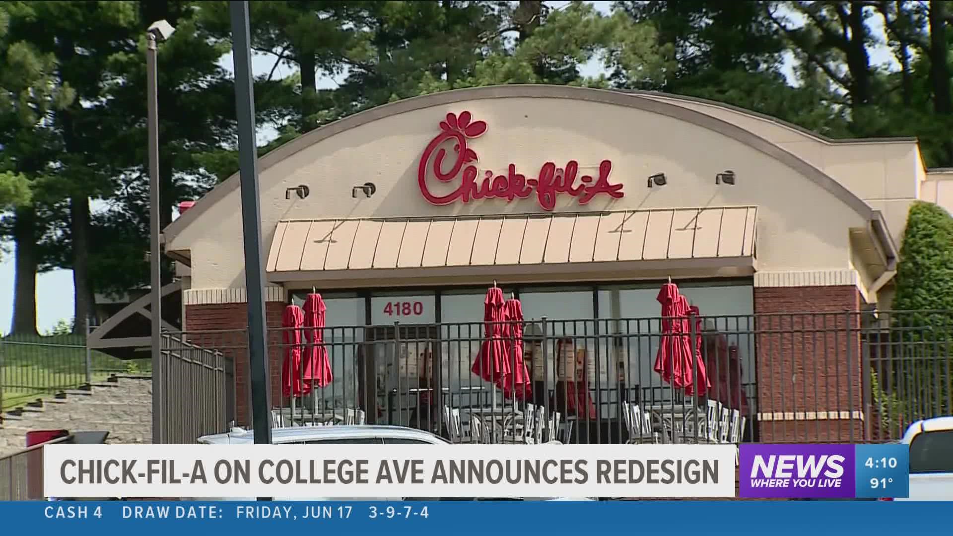 Chick-fil-A will temporarily close its north Fayetteville location after getting approval from the Fayetteville City Council to continue with a demolition project.