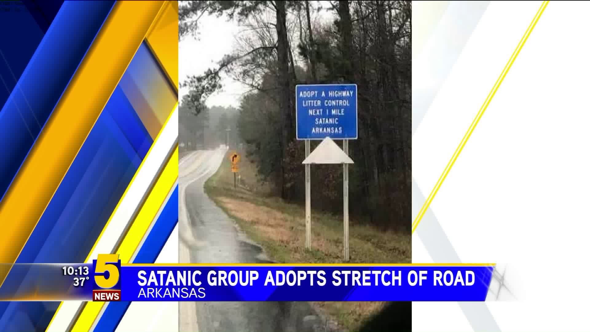 Satanic Group Adopts Stretch of Road in Arkansas