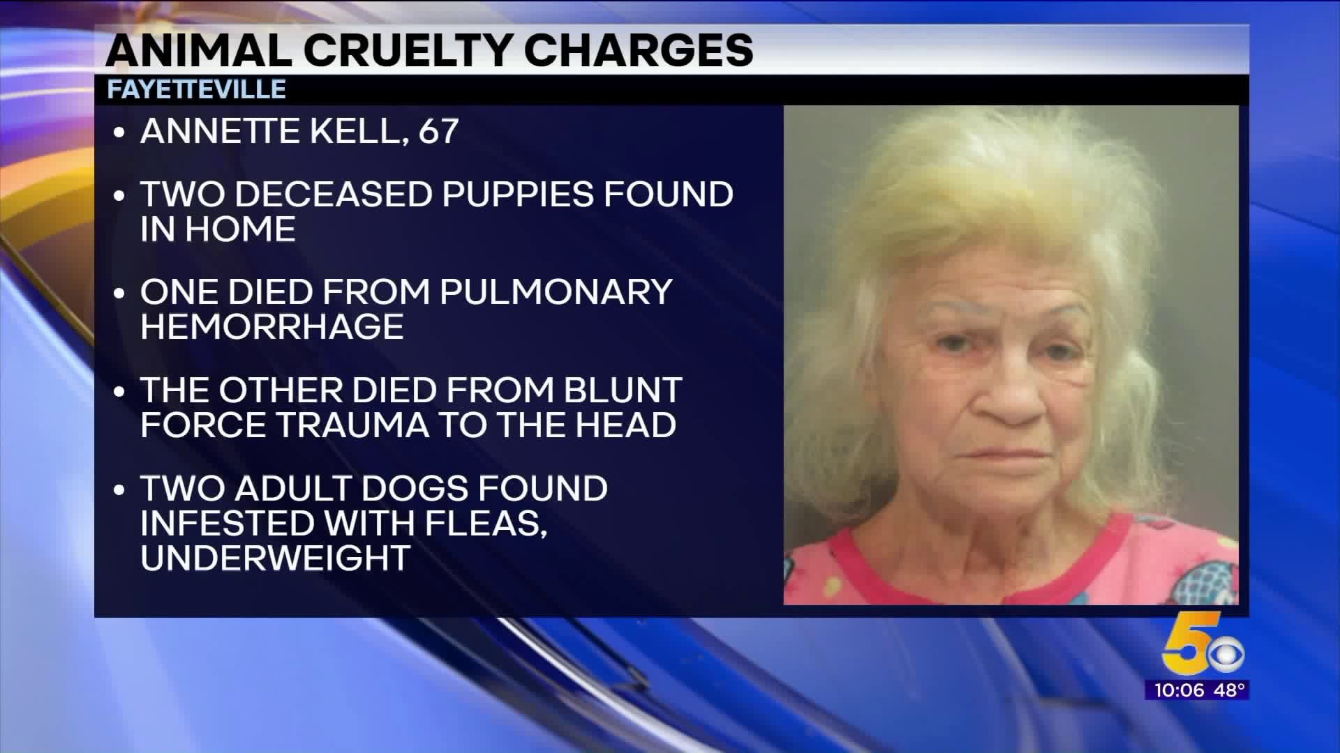 Fayetteville Woman Arrested After Two Puppies Found Dead In Home
