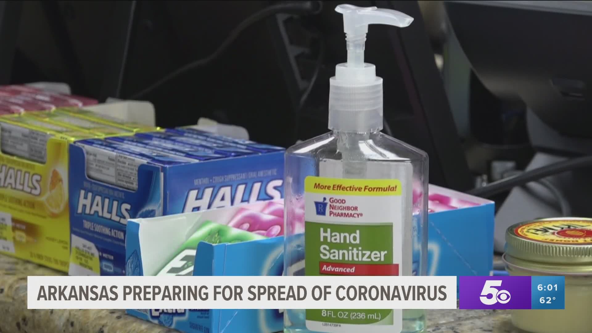 Arkansas preparing for spread of coronavirus