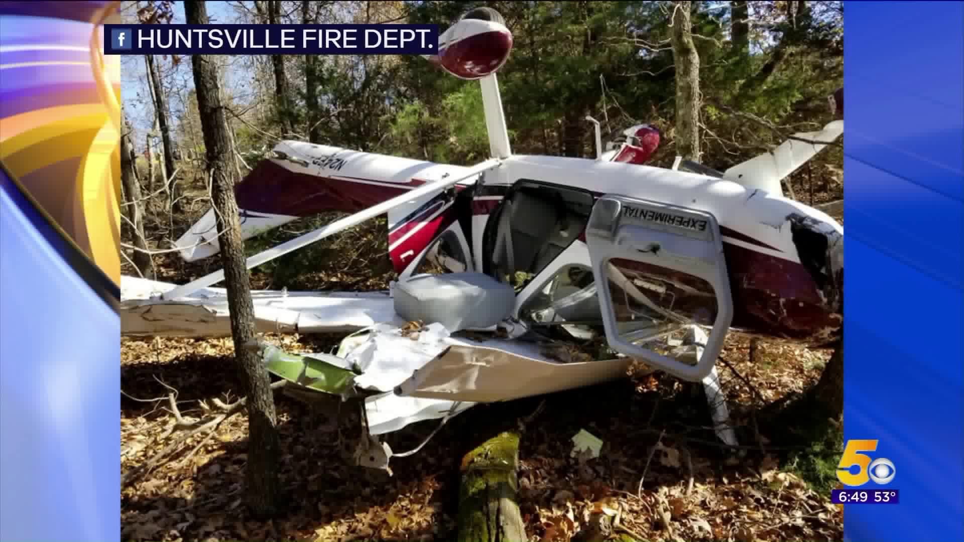 Small Airplane Crashes In Huntsville