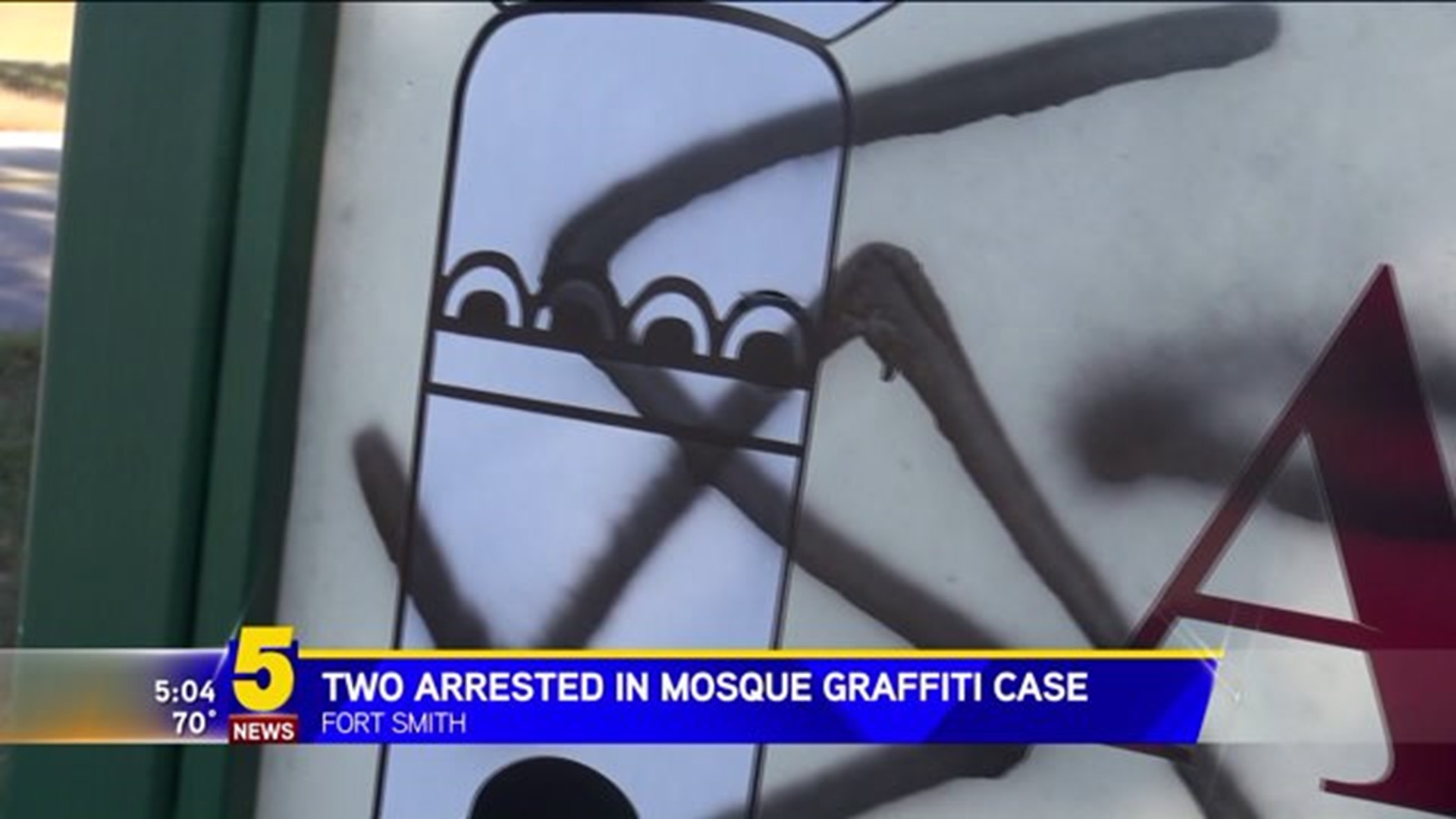 Two Arrested In Mosque Graffiti Case