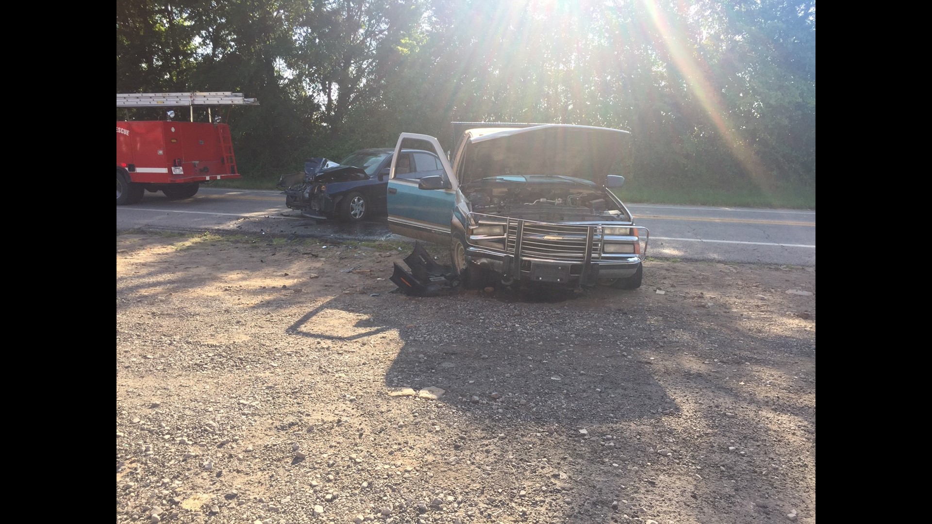 One Injured After HeadOn Crash On Highway 59 In Crawford County