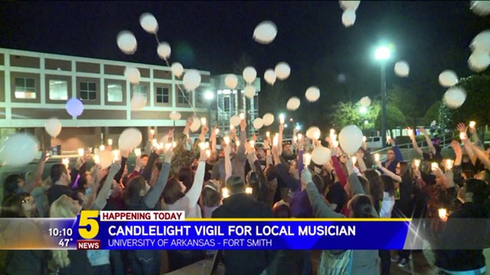 Candlelight Vigil Held For Local Musician