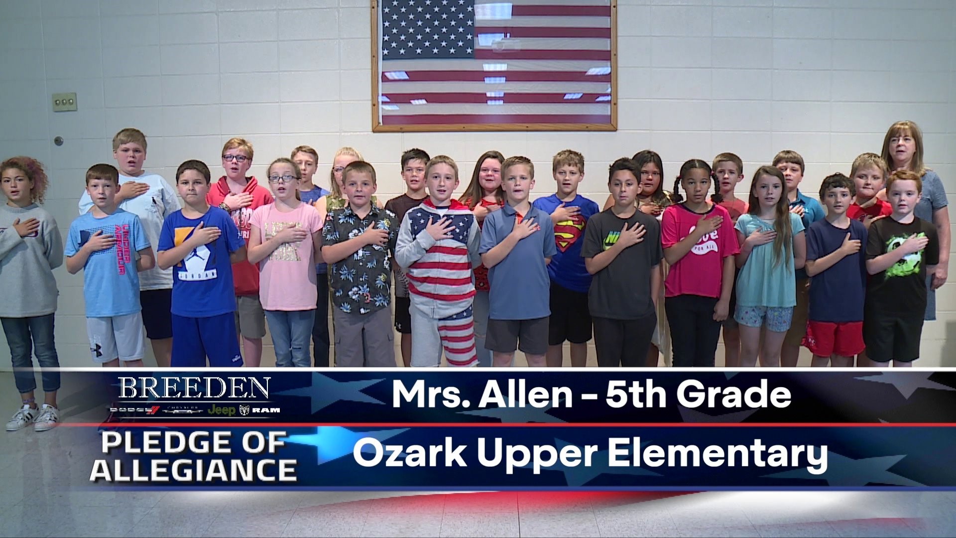 Mrs. Allen, 5th Grade Ozark Upper Elementary