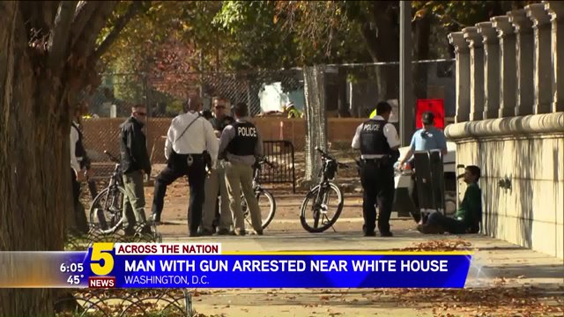 Man With Gun Arrested Near White House
