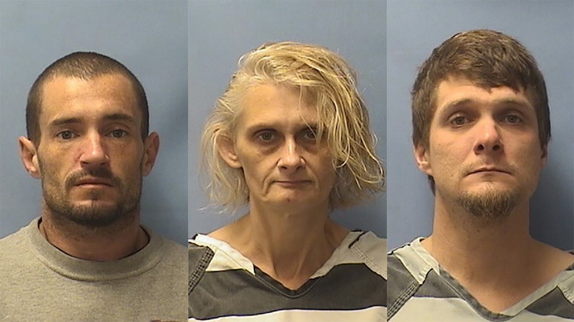 Logan Co. Sheriff and assisting officers arrest three