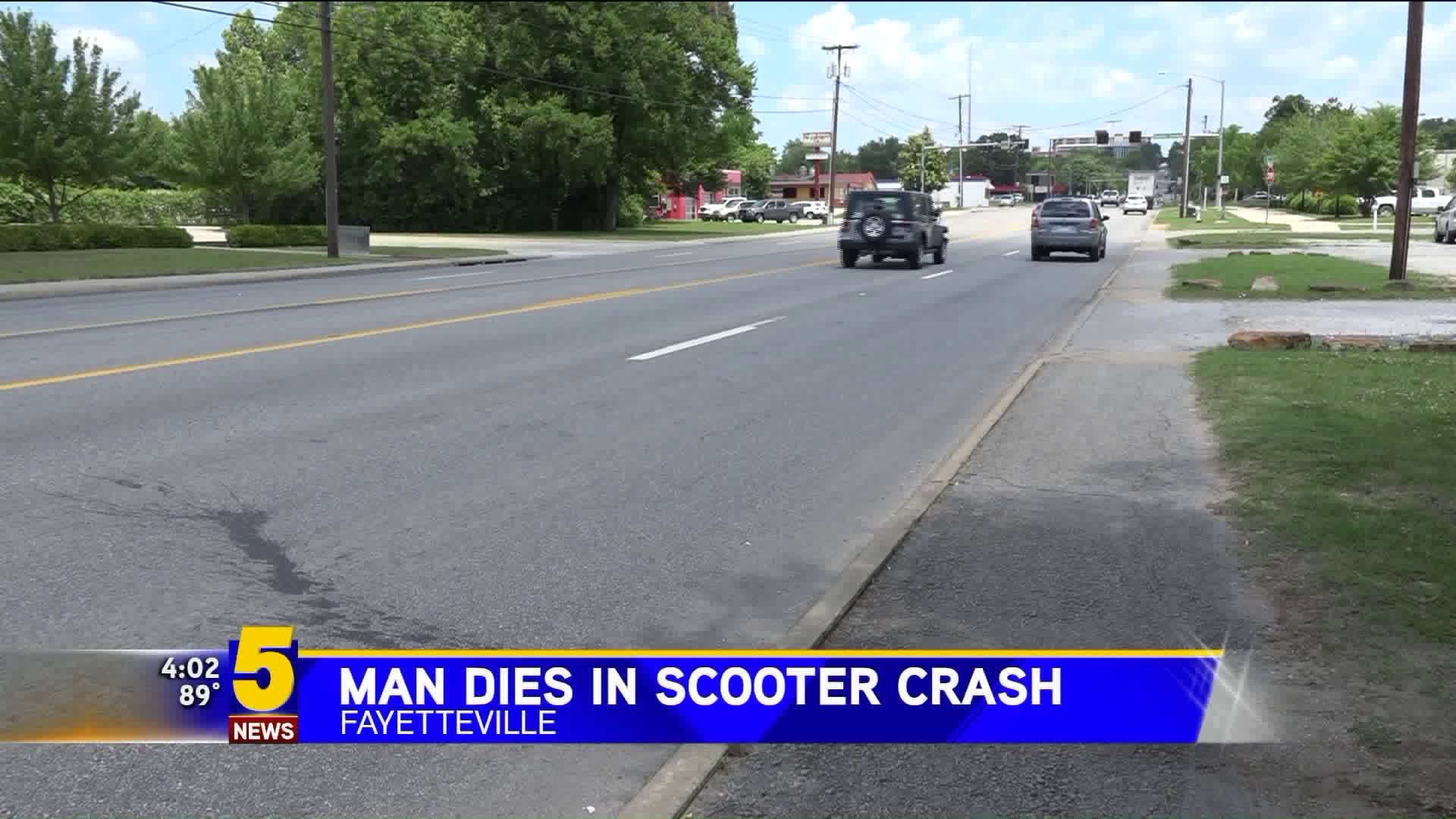 Man Dies In Scooter Crash