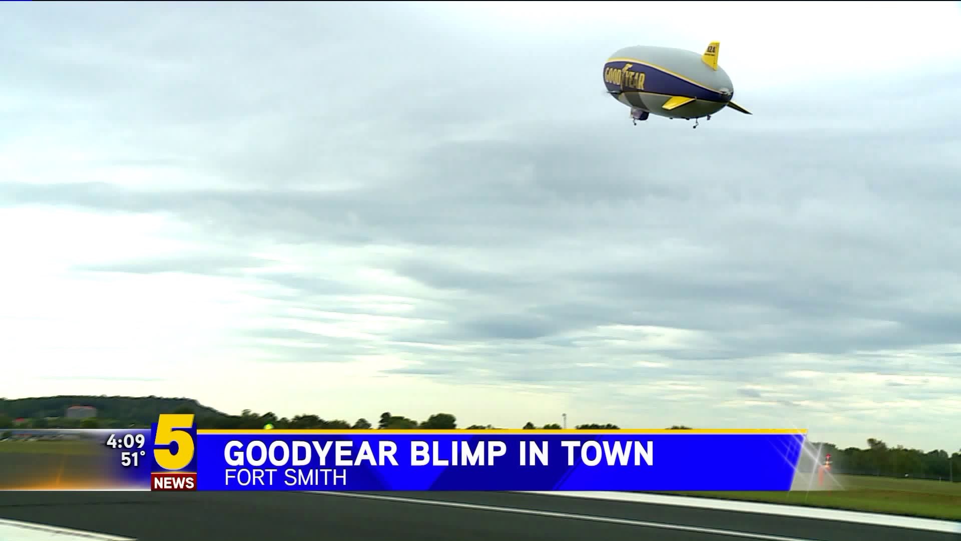 Goodyear Blimp In Town