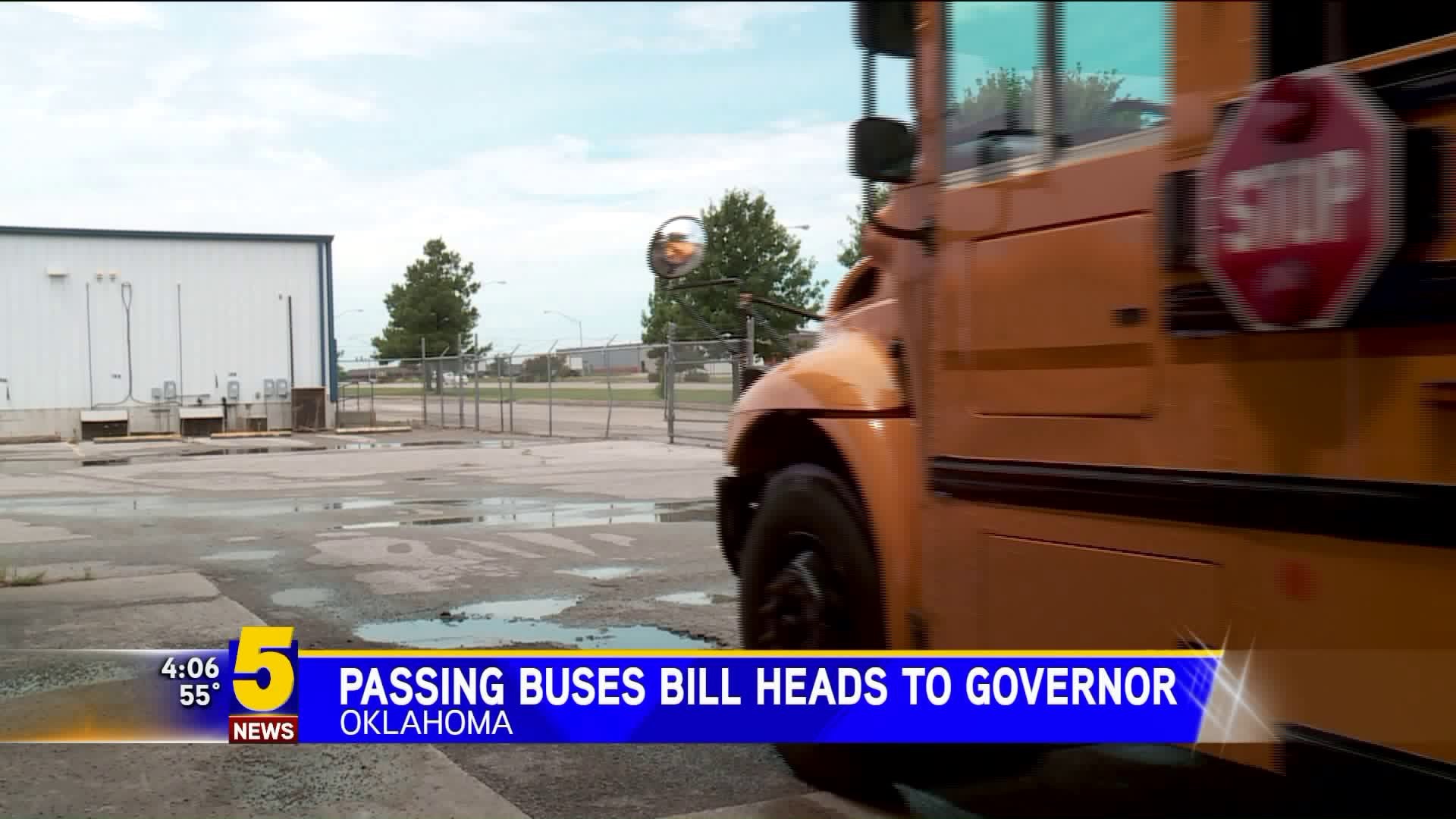 Bus Bill Heads To Oklahoma Governor`s Desk