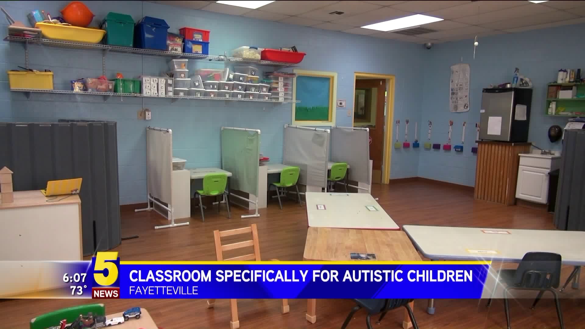 autistic children in the classroom