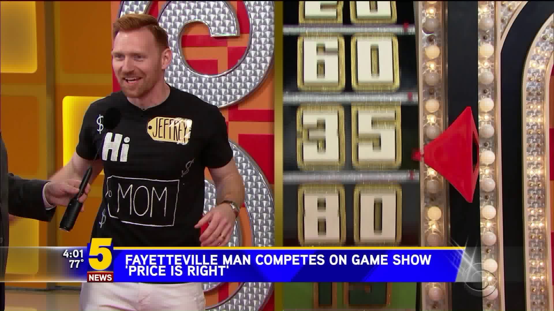 Fayetteville man appears on 'The Price Is Right'