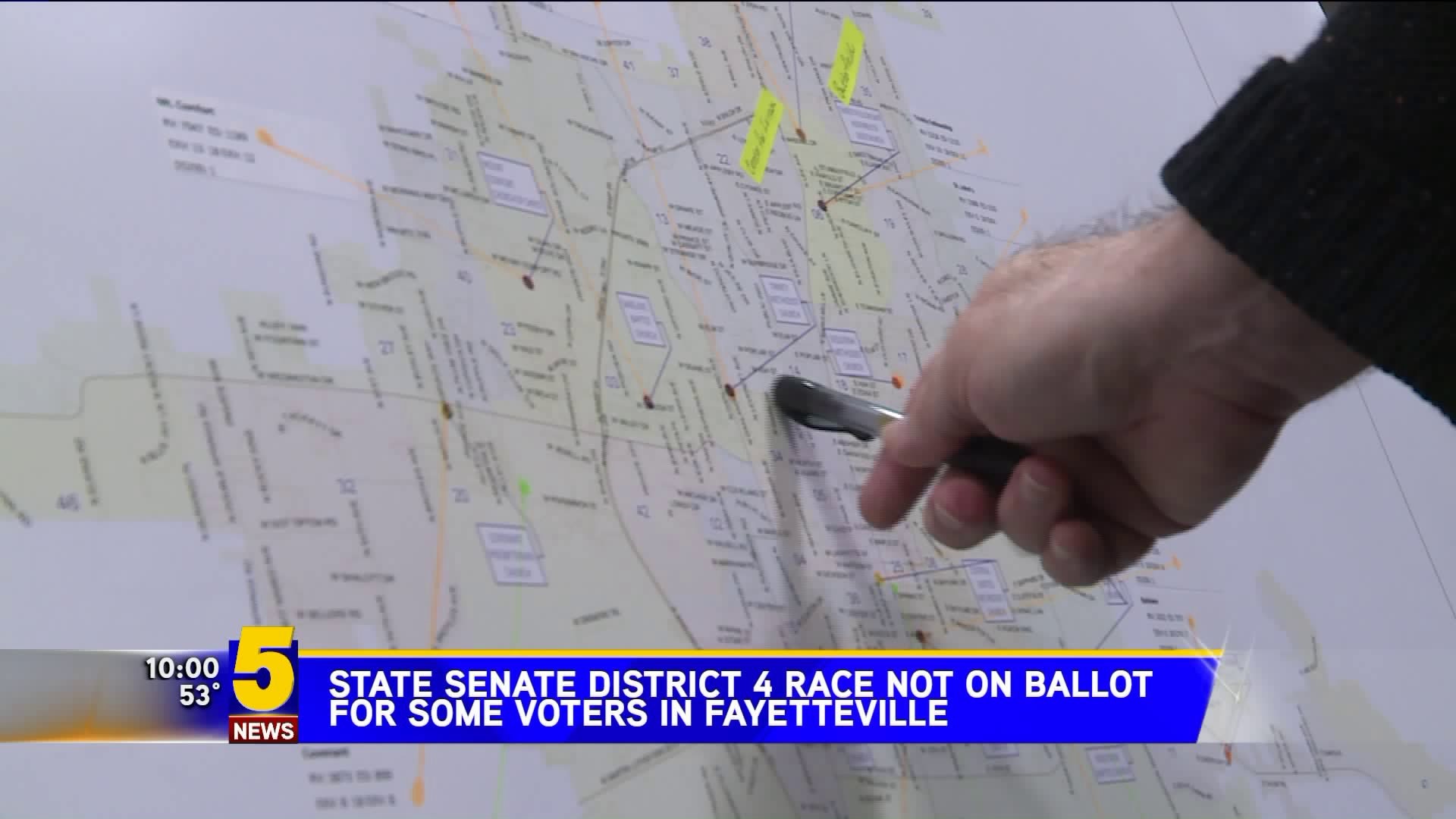 State Senate District 4 Race Not On Ballot For Some Voters In Fayetteville