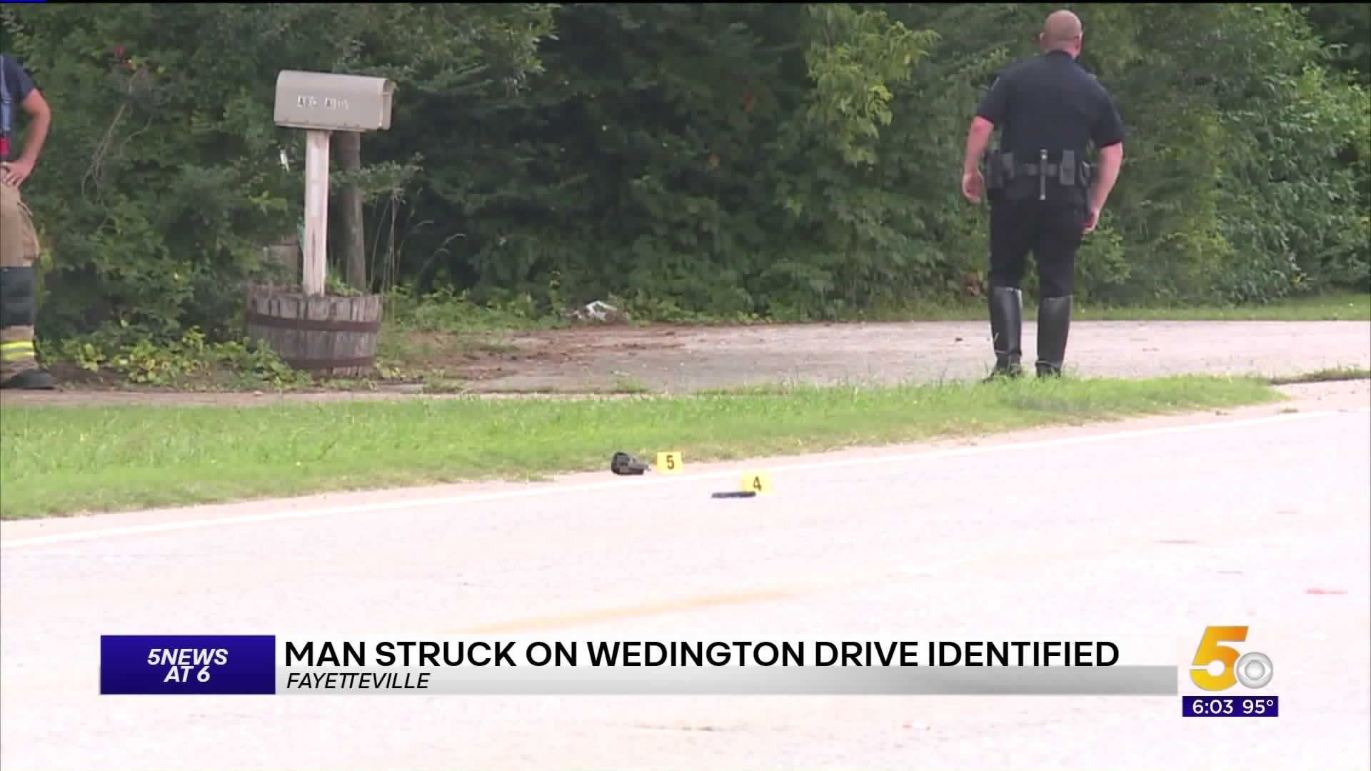 Police Identify Pedestrian Hit On Wedington Drive In Fayetteville
