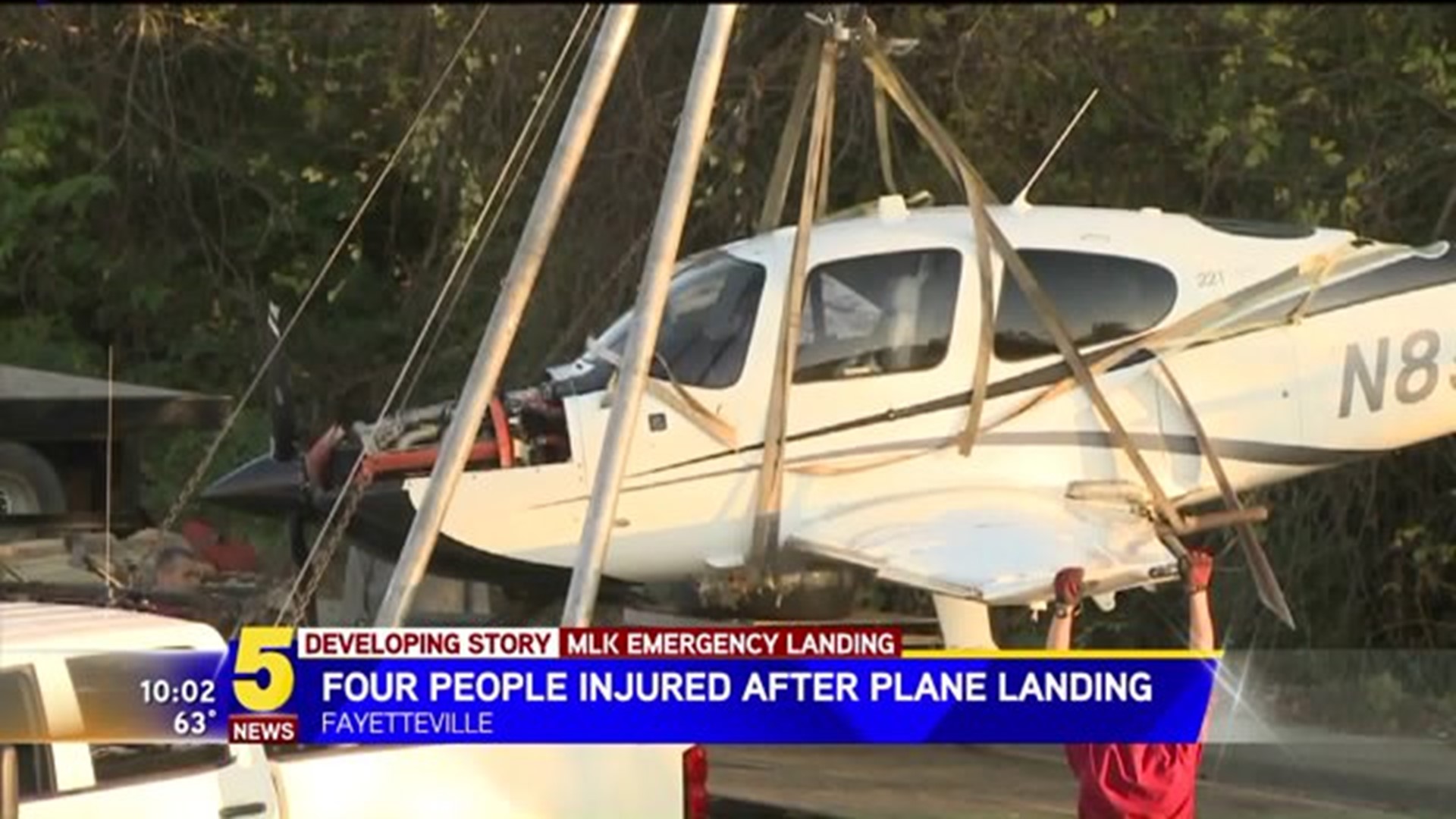 Four Injured When Plane Makes Emergency Landing In Fayetteville