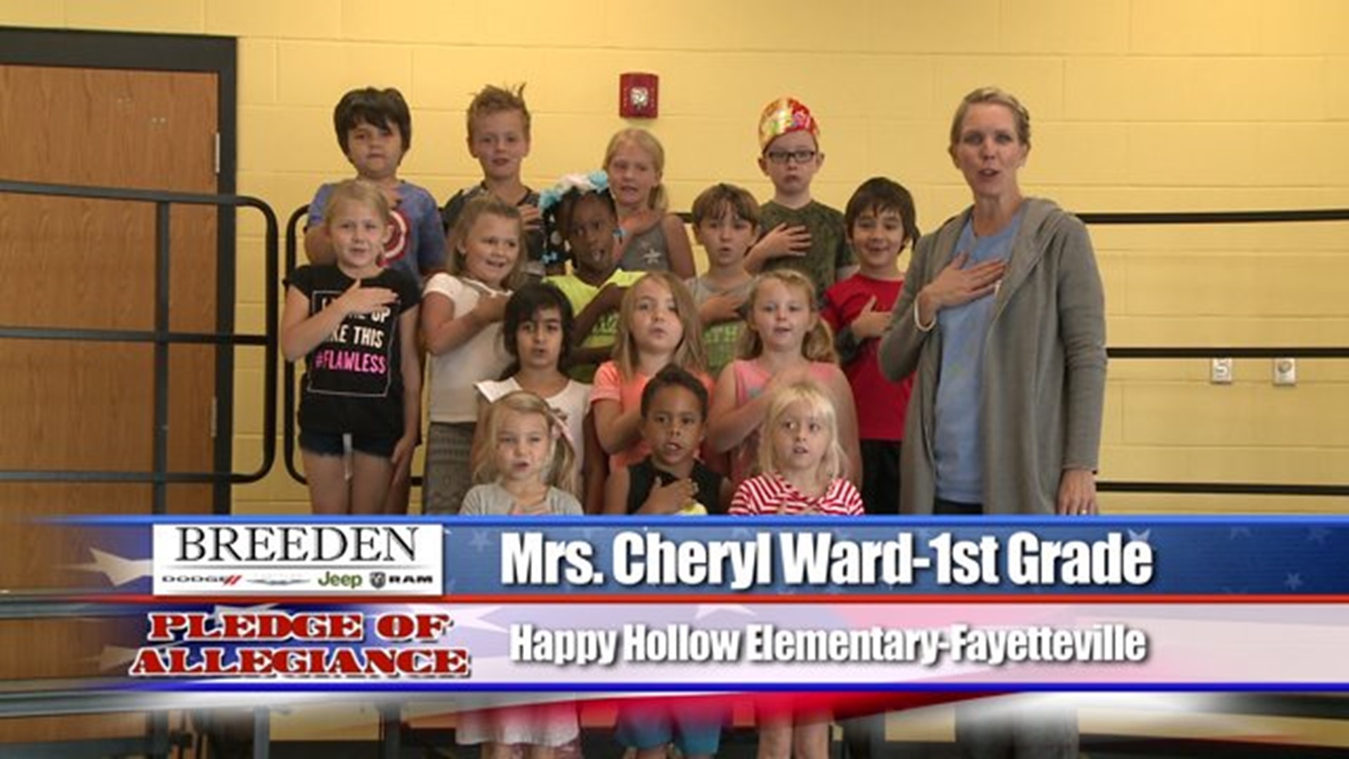 Happy Hollow Elementary, Fayetteville - Mrs. Cheryl Ward - 1st Grade