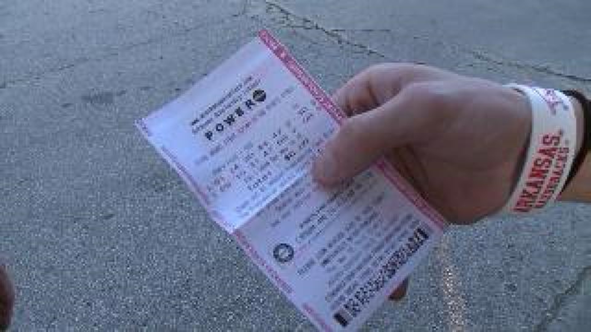 Locals Rush for A Chance to Win Powerball