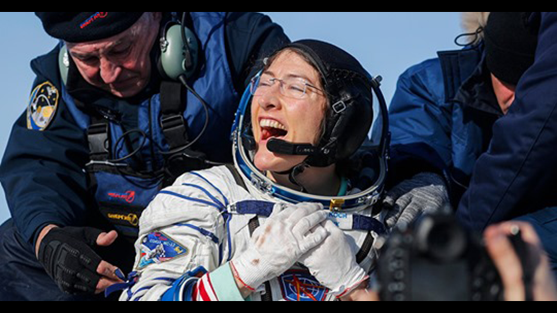 Astronaut Christina Koch Lands Back On Earth After A RecordBreaking(01)