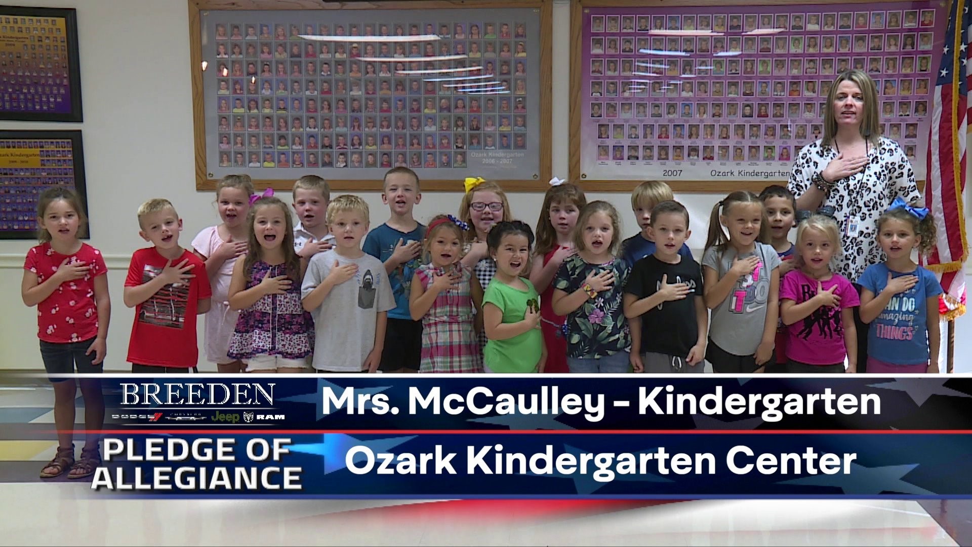 Mrs. McCaulley Kindergarten Ozark Kindergarten Center