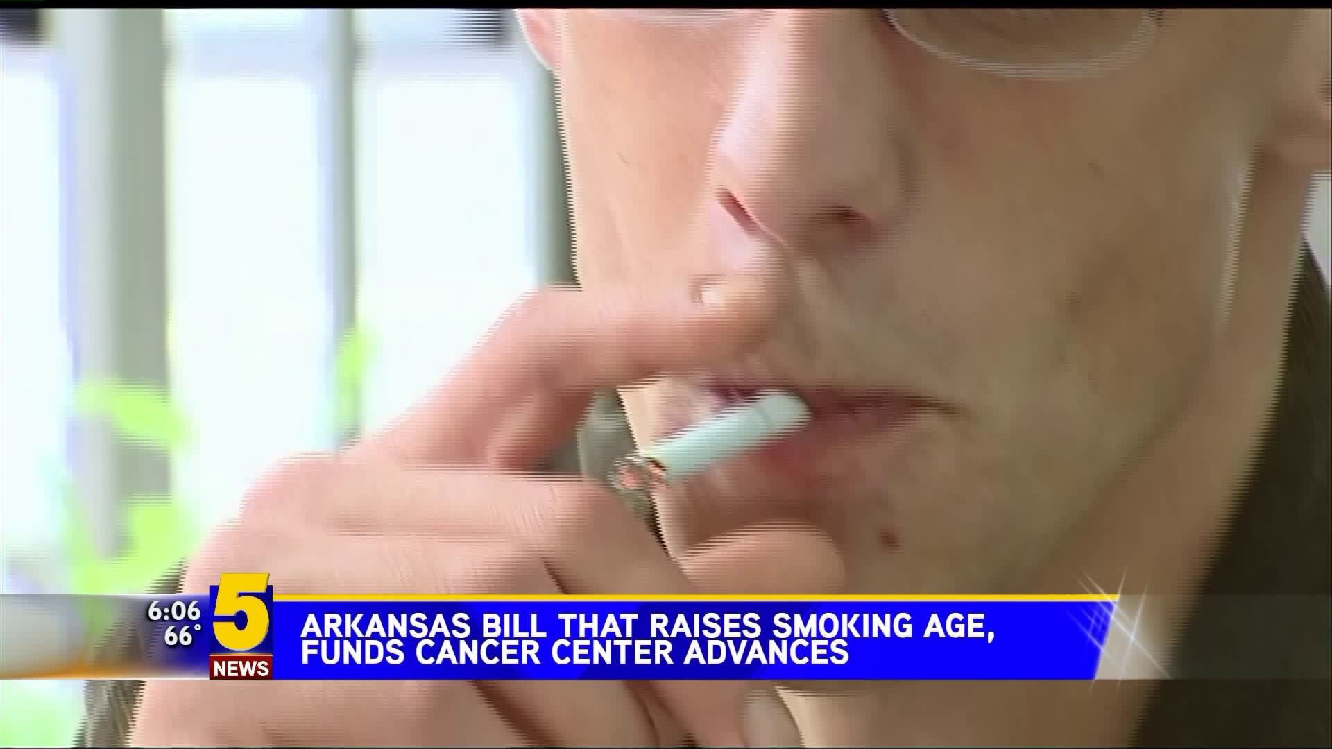 Arkansas Bill That Raises Smoking Age & Funds Cancer Center Advances