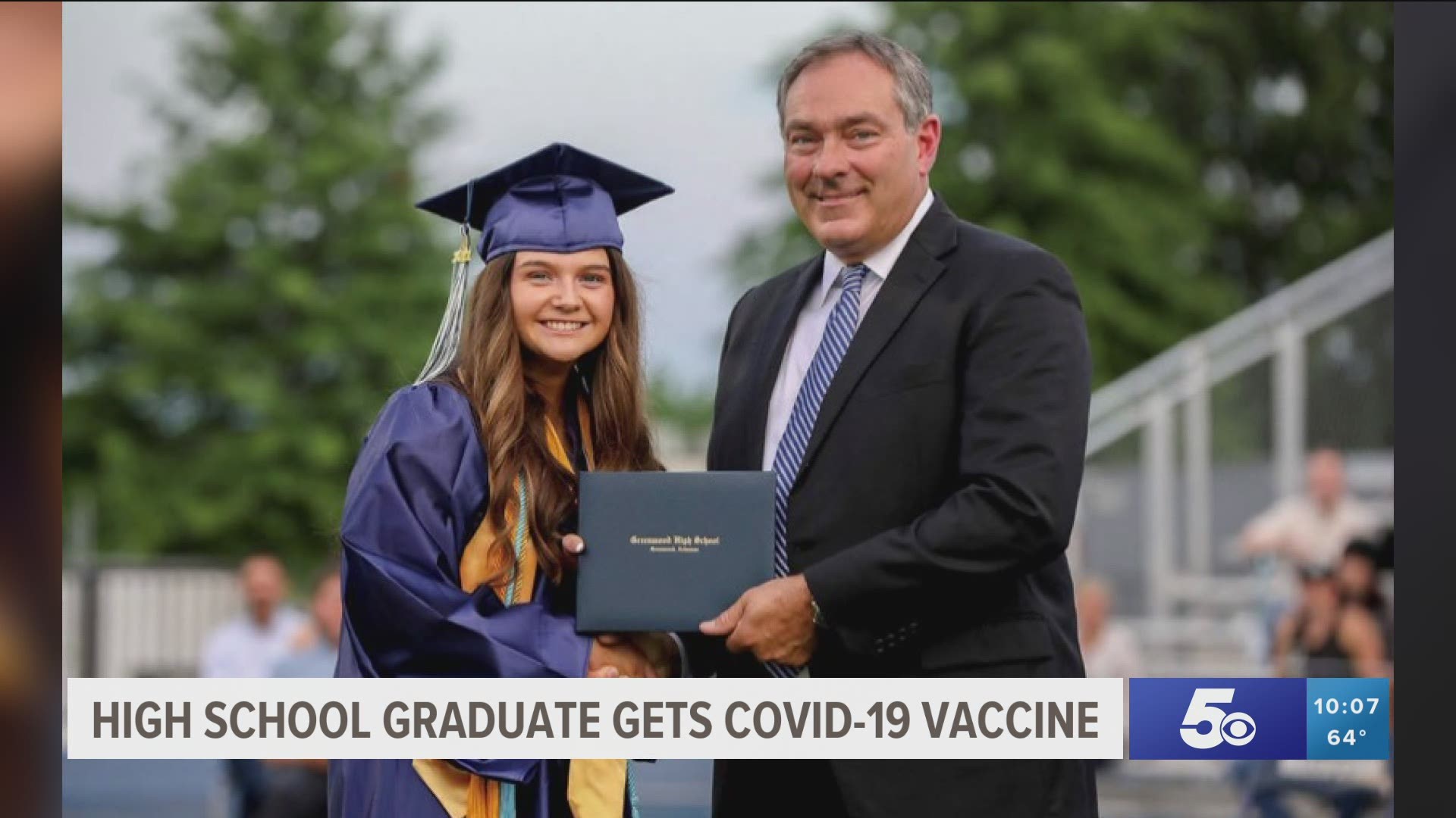 18-year-old Alexis Clifford chose to get vaccinated after her senior year was flipped upside down by COVID-19, yet the pandemic fuels her passion for nursing.