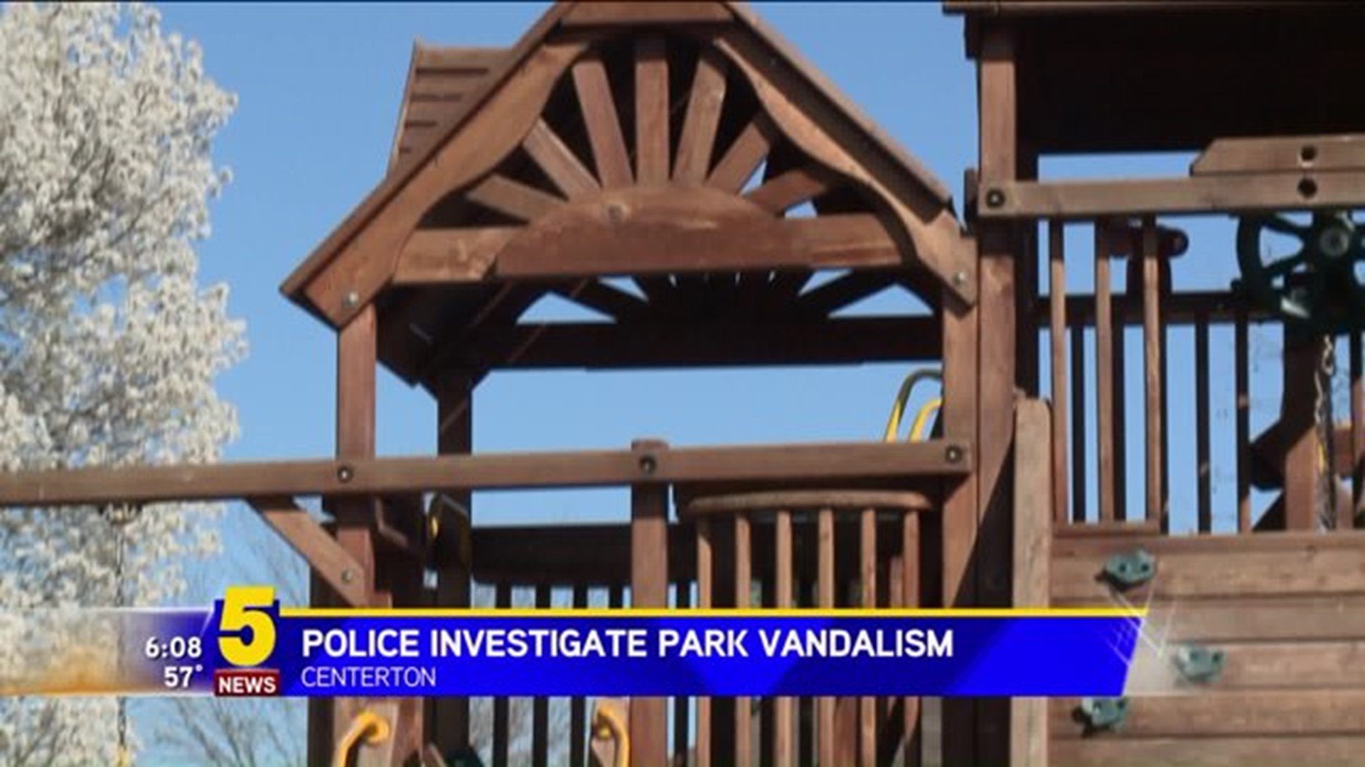 Police Investigate Park Vandalism