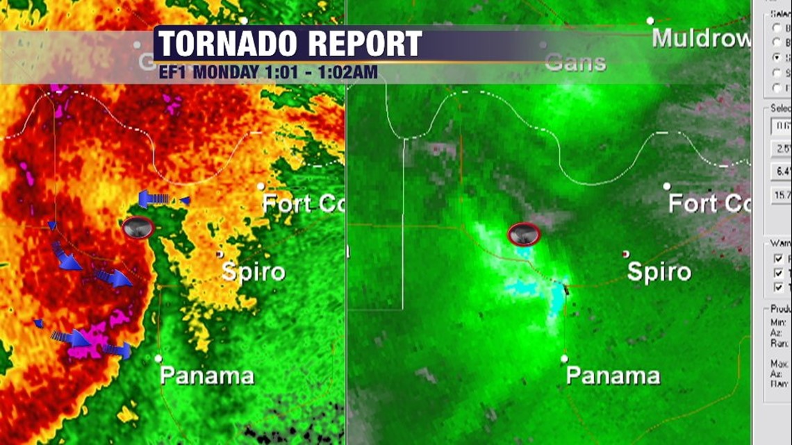 Garrett’s Blog EF1 Tornado Near Spiro