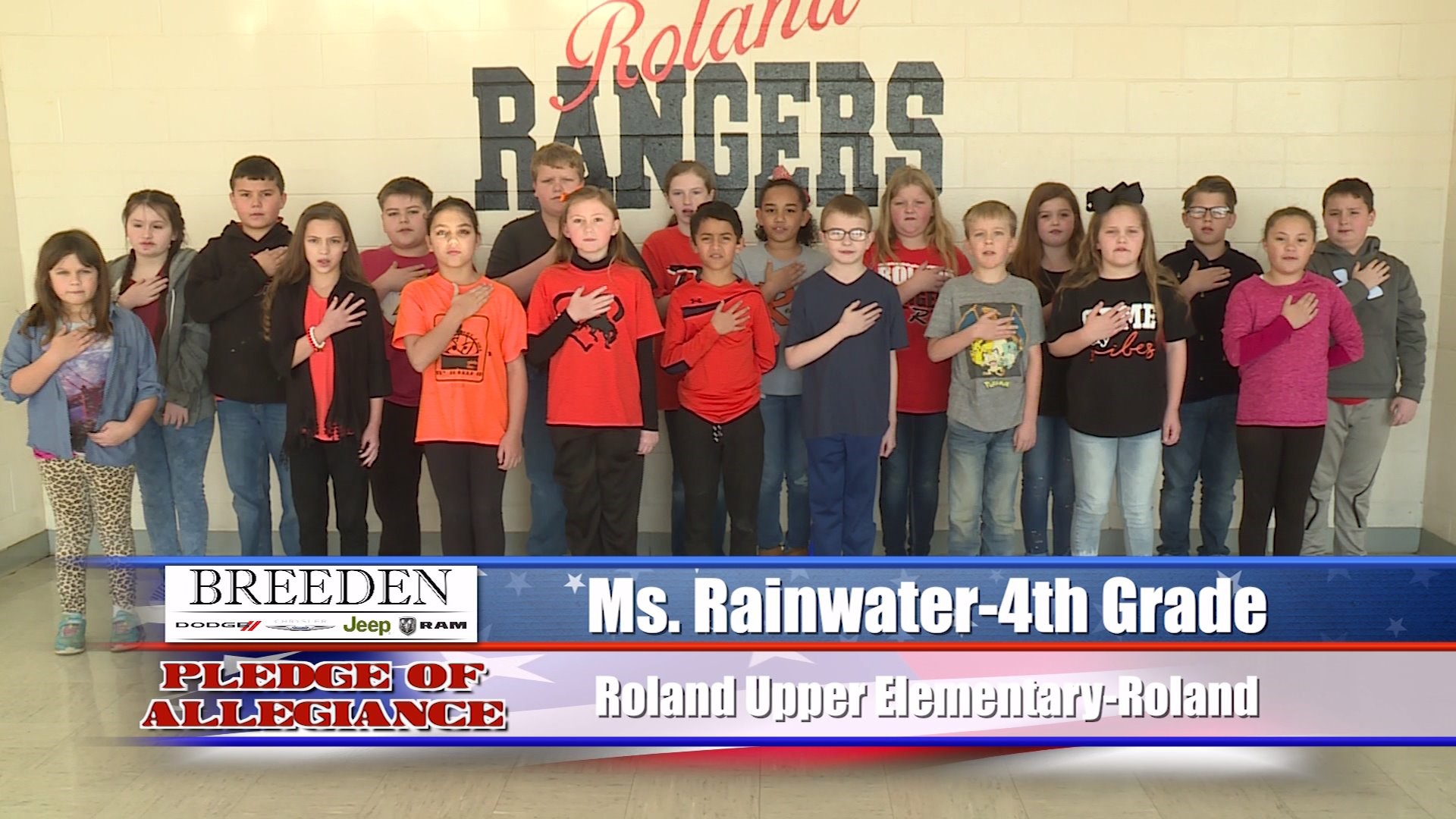 Ms. Rainwater  4th Grade  Roland Upper Elementary  Roland