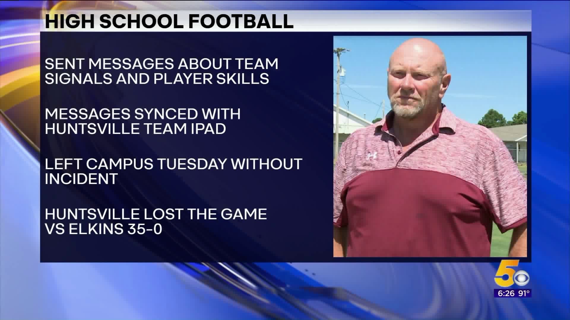 Former Huntsville Coach Accused Of Sharing Team Information With Opponents