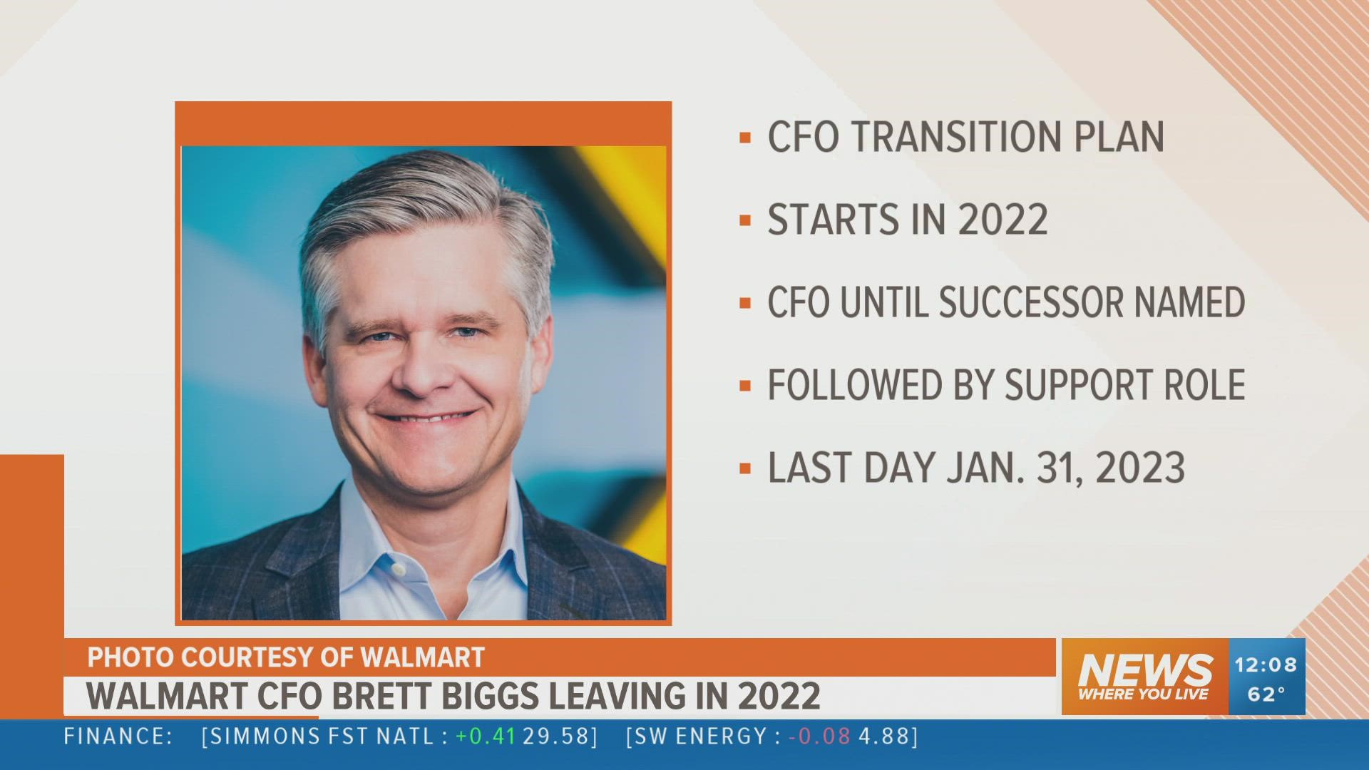 Brett Biggs will officially leave the company on Jan. 31, 2023.