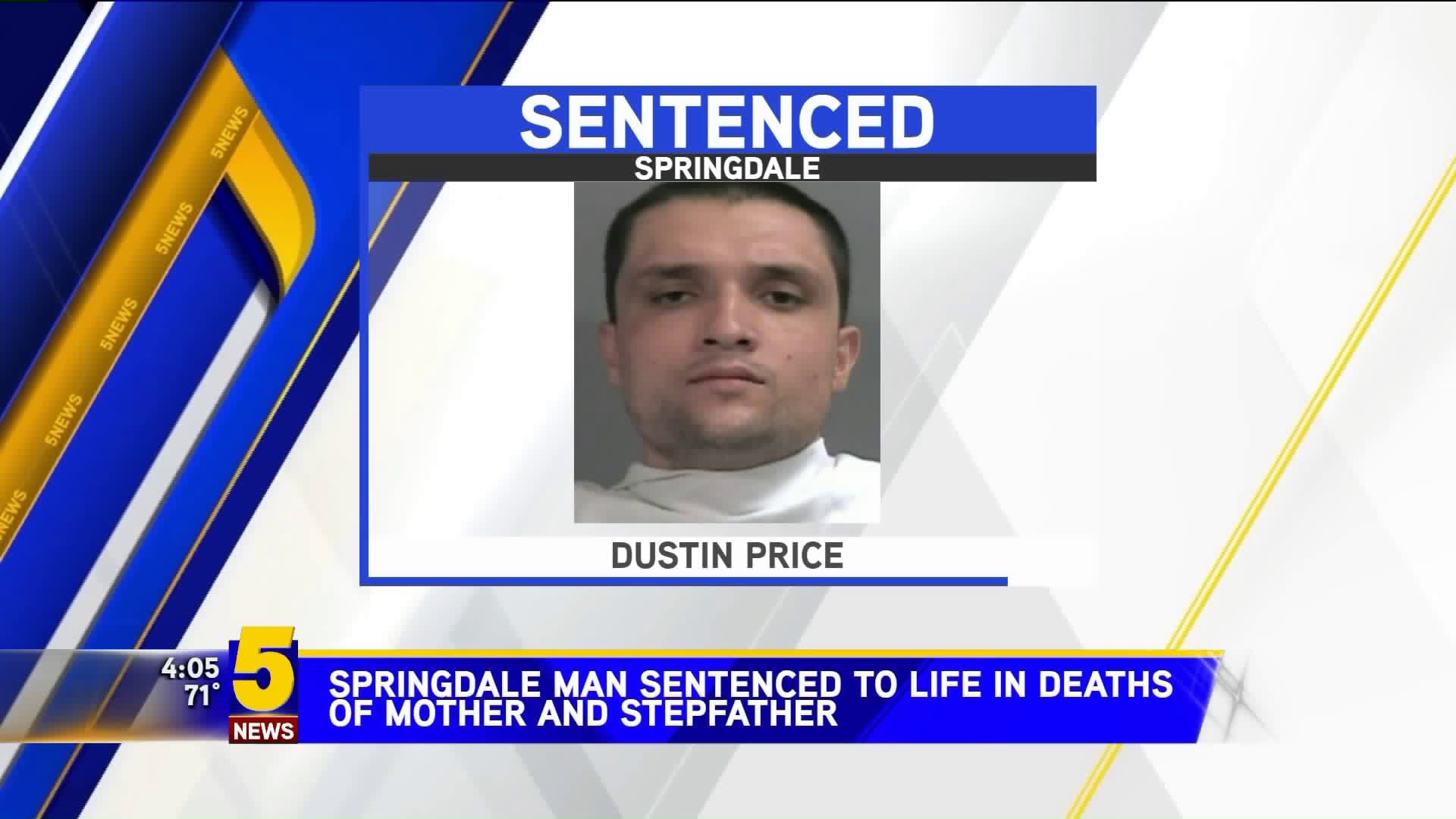 Springdale Man Sentenced in Deaths of Mother and Stepfather