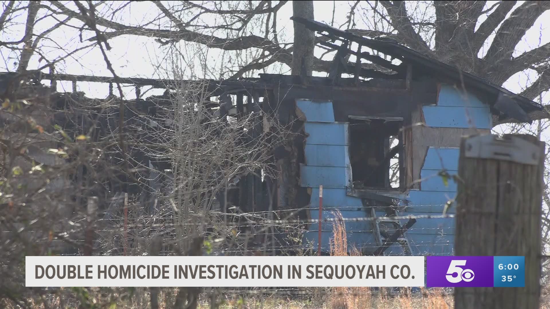 Firefighters located two bodies inside the home while working to put out the flames on Sunday. https://bit.ly/3i0RChq