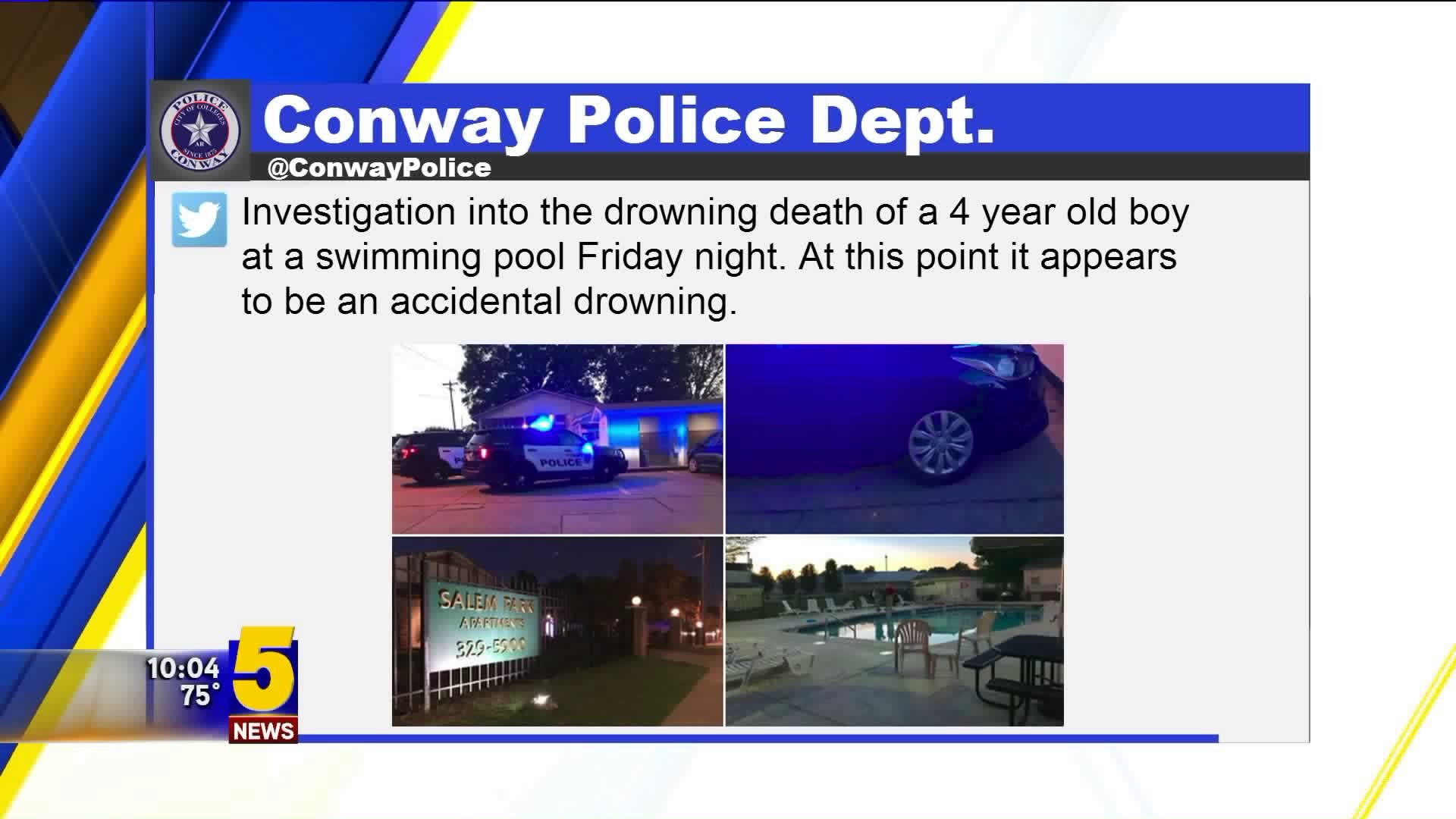 Child Drowns in Conway Pool